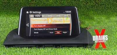 B61A611J0 Mazda 3 2017-2018 GPS Navigation Display Touch Screen Only OEM USED