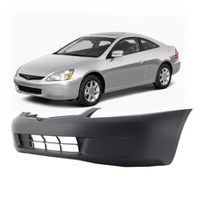 Primed Front Bumper Cover For 2003-2005 Honda Accord Dx Ex Lx Hybrid