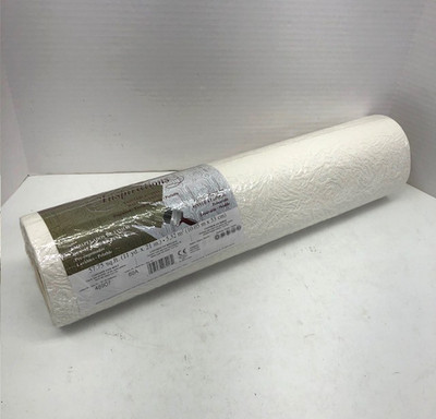 Norwall Jacob Series White Wallpaper Roll Textured Vinyl Pre-Pasted 57.75 Sq. Ft