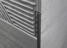 Profilo angolo quadro in ACCIAIO INOX nero opaco. Barra 2.5 M