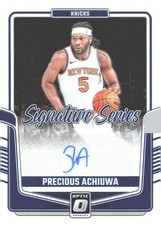 2024-25 Donruss Optic #SS-PRE Precious Achiuwa Signature Series