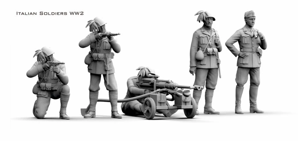 Peddinghaus 3D Druck 1-72 72F450 Italian Soldiers WWII