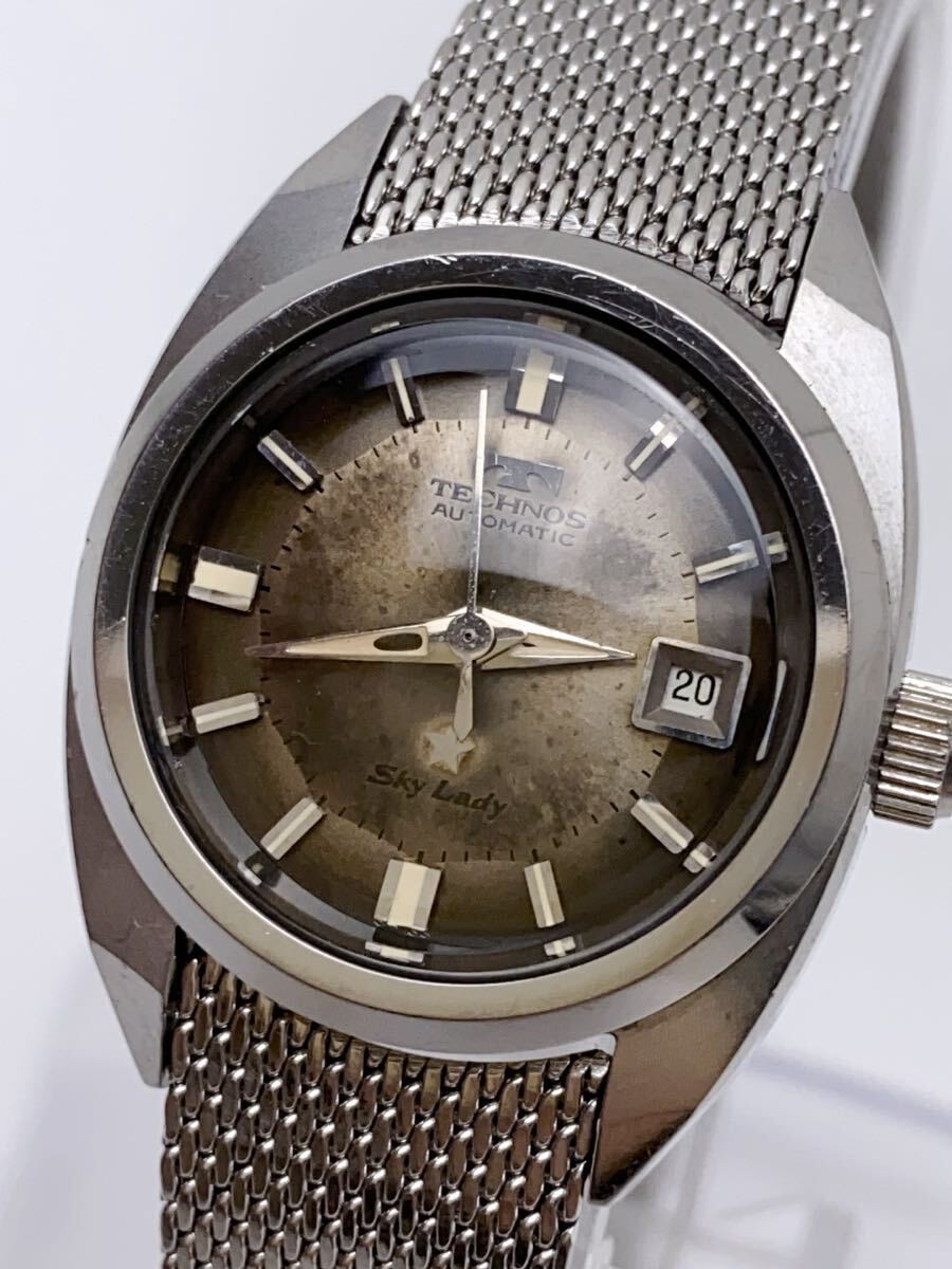 C042 TECHNOS Sky Light Automatic Winding Watch fo… - image 1