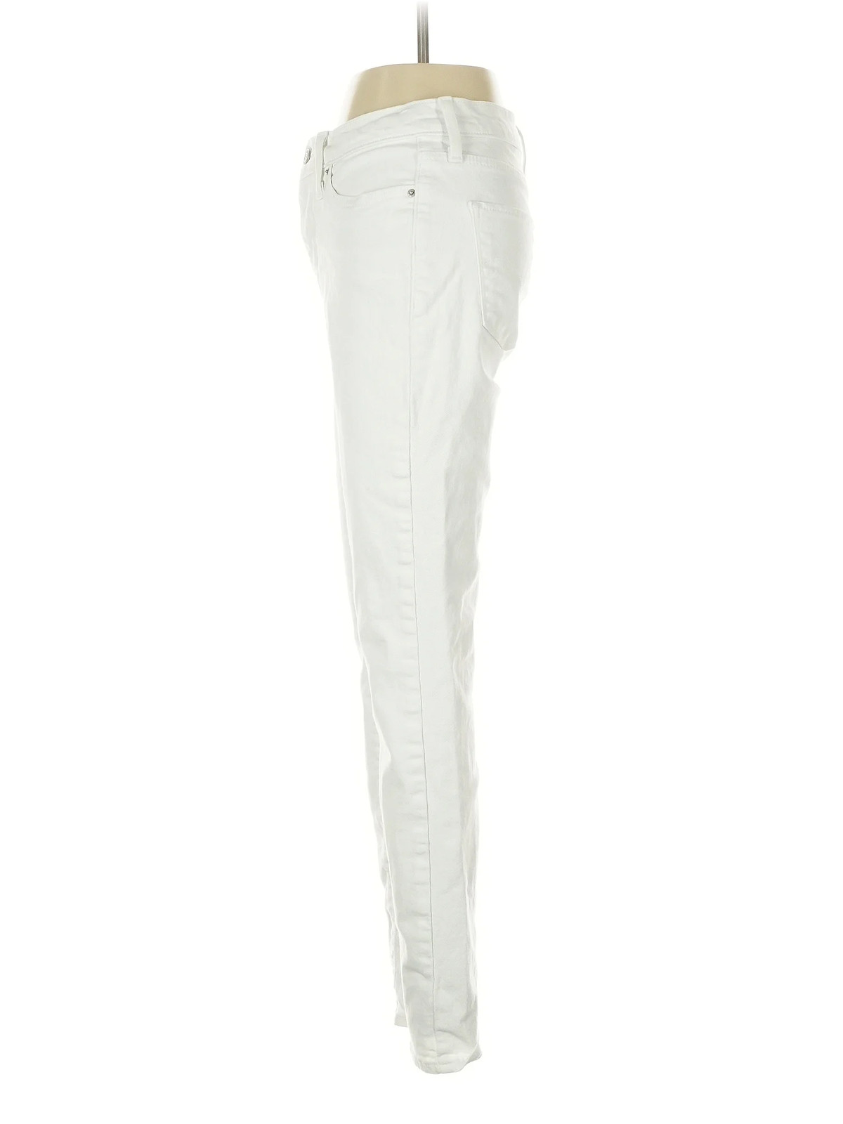 Levi's Women Ivory Jeans 26W thumbnail 4