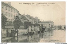 ATTP14-1011-95 - ARGENTEUIL - Les inondations de janvier 1910 - Le boulevard h