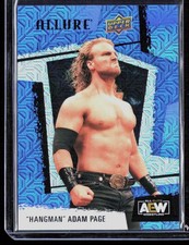 2022 Upper Deck Allure AEW #2 Hangman Adam Page Blue #/35