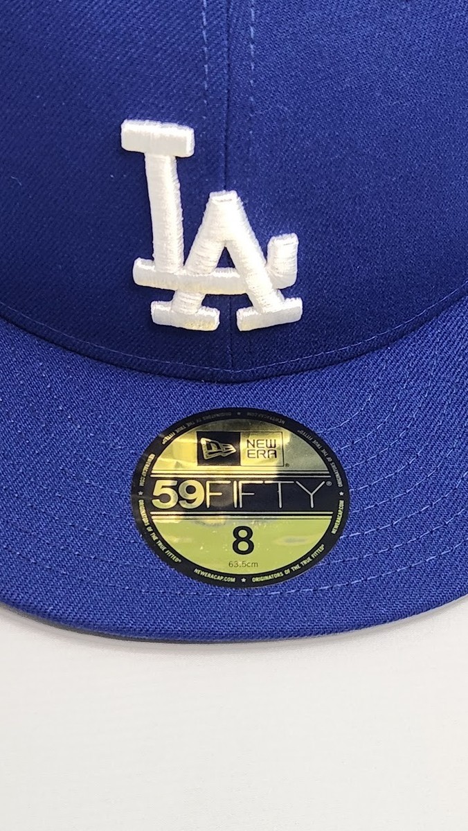 New Era Los Angeles Dodgers 59Fifty Fitted Hat Sz 8 - 2025