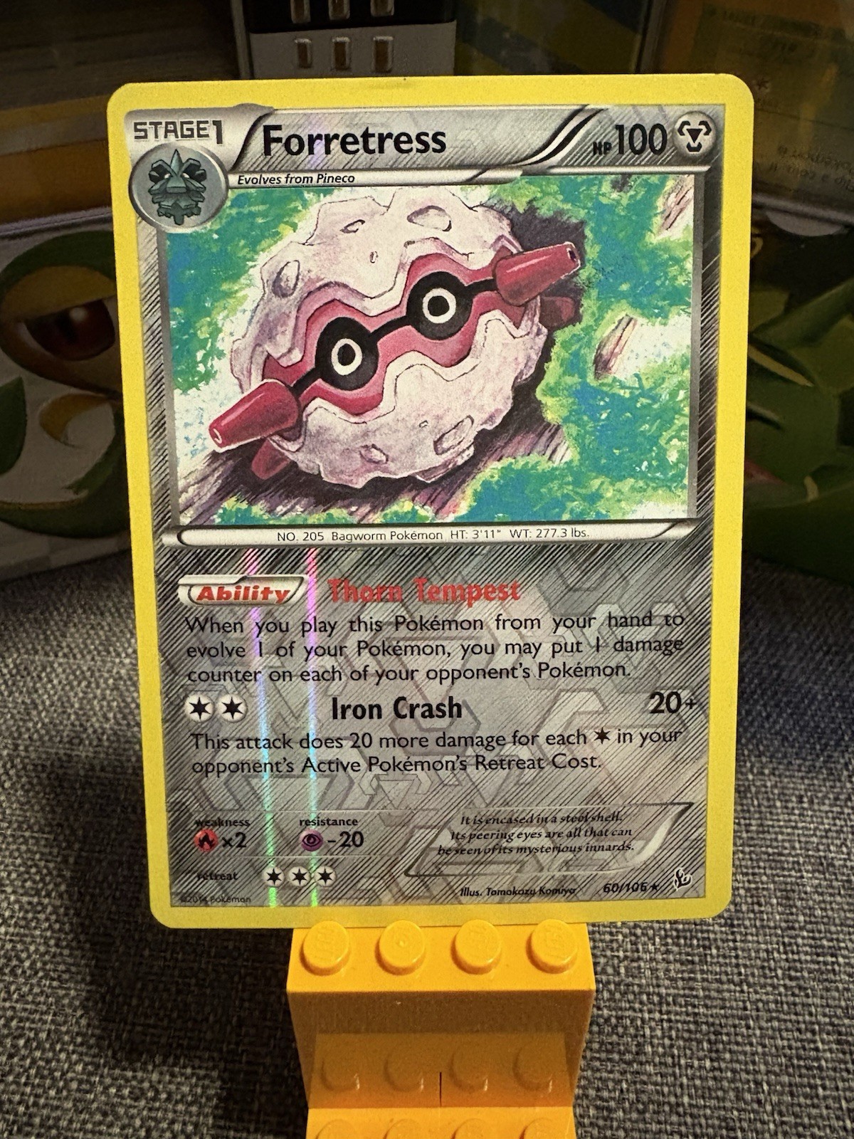 Pokemon Flashfire Forretress Reverse Holo 60/106