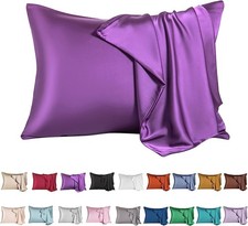 Mulberry Silk Pillowcase for Hair and Skin,Queen Size Cooling Silk Pillow Cas...