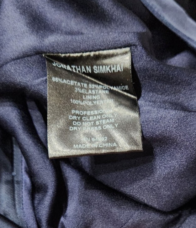 Jonathan Simkhai Satin Structured Utility Pants M… - image 4