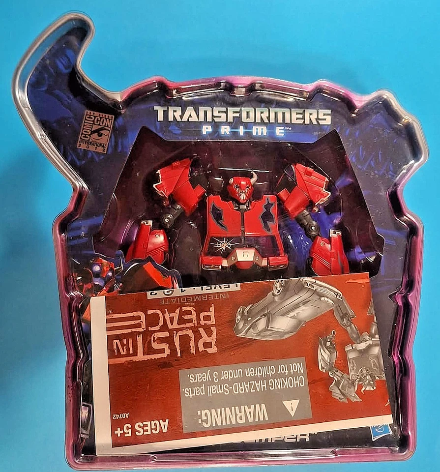 SDCC 2012 HASBRO EXCLUSIVE TRANSFORMERS PRIME TERRORCON CLIFFJUMPER -BOXWARE* - Image 4 of 4