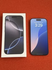 Apple iPhone 16 Pro - 256 GB - Black Titanium (Unlocked) for sale