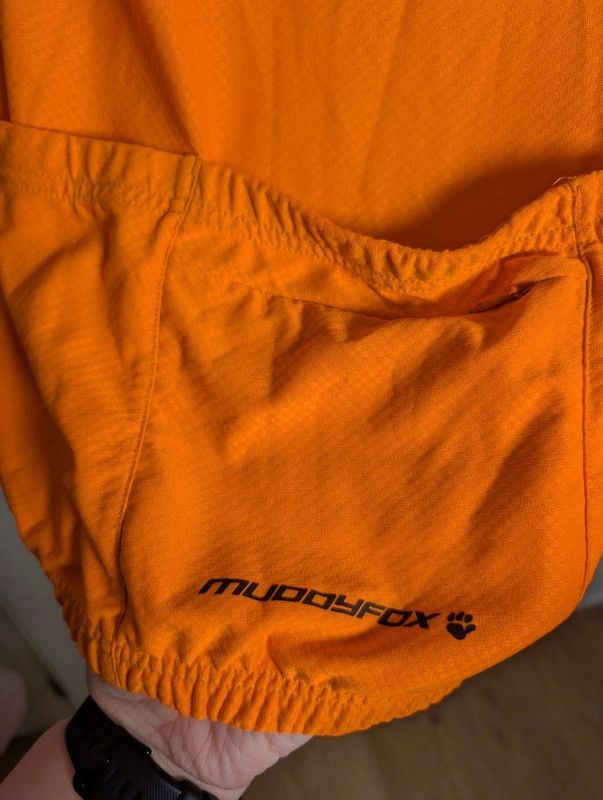 Muddyfox Orange Cycling Jersey Size M Short Sleeve MTB Road Bike Top image 6