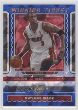 2019 Contenders Optic Winning Tickets Blue Cracked Ice Prizm Dwyane Wade HOF 0c6