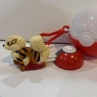 1999 Vintage Burger King Toy Pokemon ARCANINE WITH LAUNCHER  & Pokeball -used
