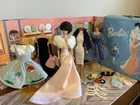 Vintage Brunette Bubblecut Barbie With Case + Enchanted Evening +++ more