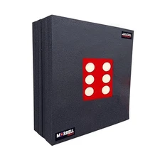 Morrell Targets Center Punch 35 Inch Foam Frame w/ High Roller Insert, Black/Red