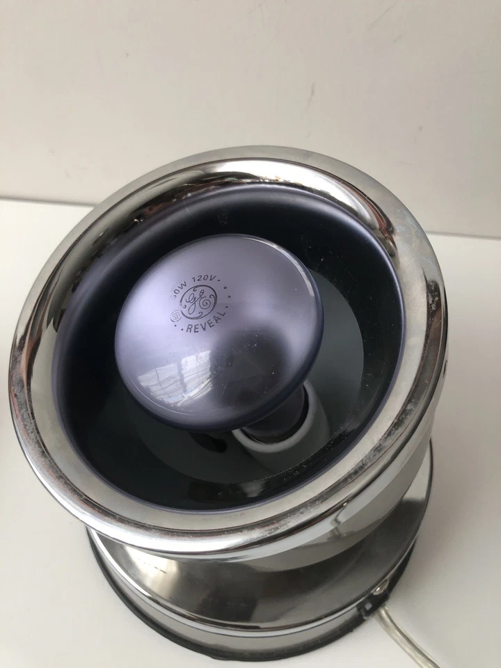 老式镀铬旋转眼球灯 -  — 第 3/4 张图片