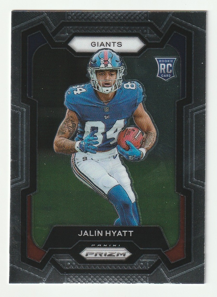 2023 Panini Prizm - Rookies #378 Jalin Hyatt (RC) Giants