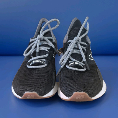 New Balance Fresh Foam Roav Men's Low Top Running Sneaker Black/Gray Mesh