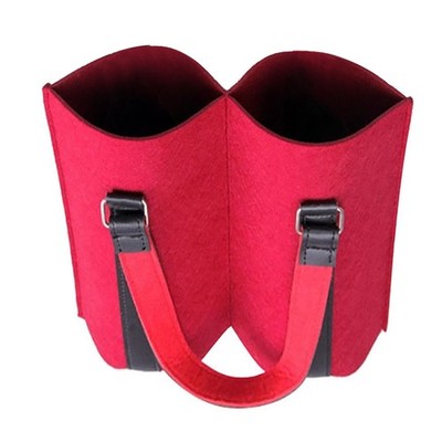 1pc Multi-Bottle Wine Bag Filz Rotweinbeutel wiederverwendbarer Rotweinbeutel