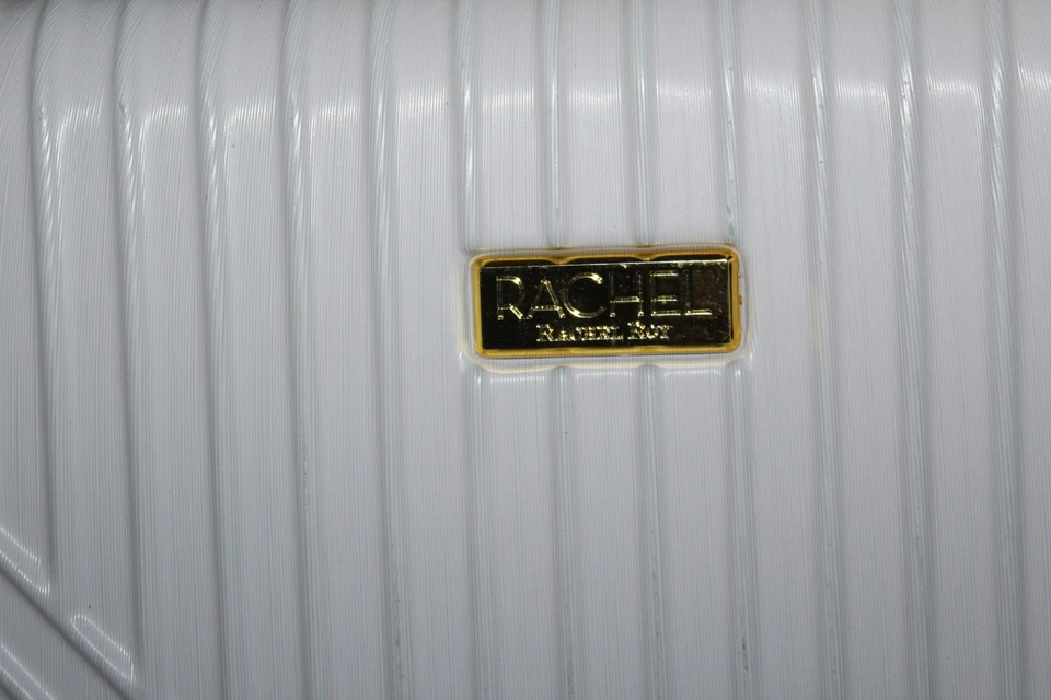 Equipaje de mano Rachel Ray Rachel Roy 20" lado duro rueda giratoria blanco Foto 2 de 4