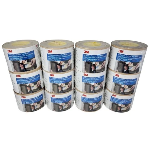 3M All Weather Flashing Tape 8067, 4 in x 75 ft, Brown (12 Pack)
