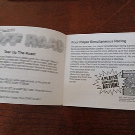 NES Super Off Road Instruction Manual 1989 Nice Condition 