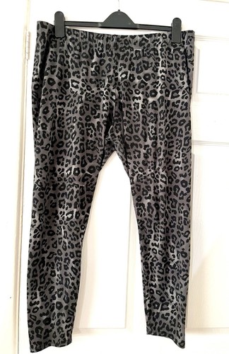 Ladies Animal Leopard Print Stretch Leggings Primark Size 18/20