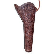Hulara Leather Western Gun Holster Fits Colt Uberti Pietta Traditions Black