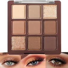 Brown Eyeshadow Palette, Eye Shadow Pallets 15 g (Pack of 1), Chocolate 