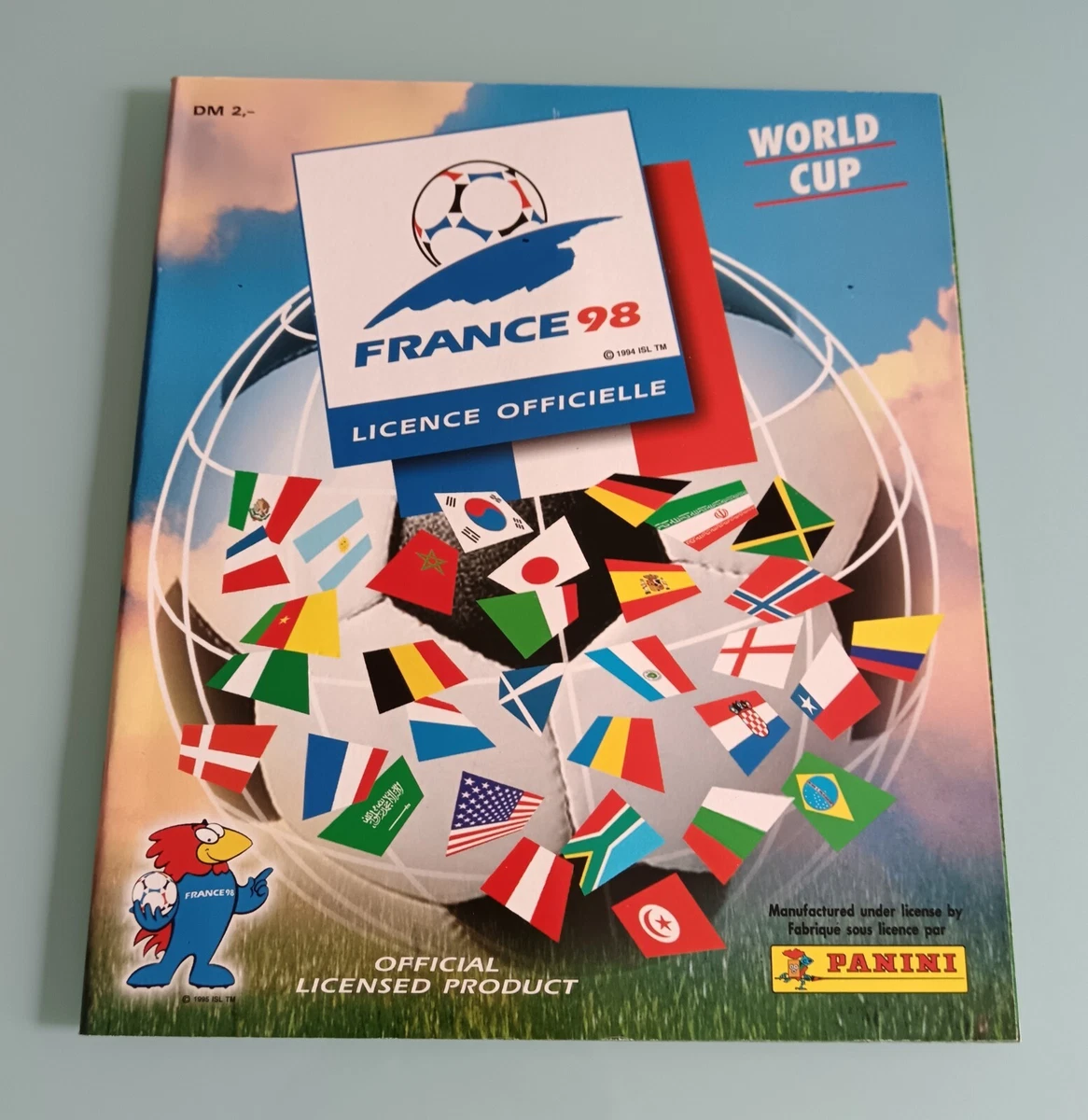 Album Panini Supercalcio 98/99 VIDE – Zidane, Baggio, Totti – Rookie – NEUF