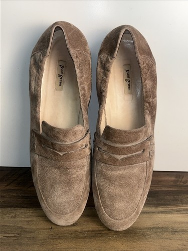 Paul Green Antelope Royal Suede Slippers 7 1/2 Men’s Loafers EUC - Picture 7 of 11