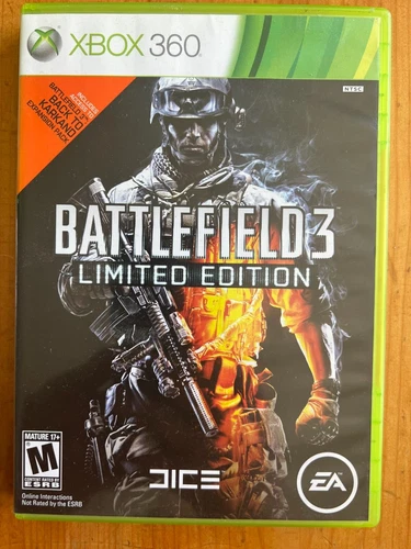 Battlefield 3 Limited Edition Xbox 360 Dice Electronic Arts EA shooter