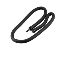 Aquarium Flexible Rubber Air Curtain Bubble Diffuser Tubing 24" Black