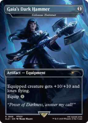 MTG Secret Lair FINAL FANTASY ENGLISH NON-FOIL Gaia's Dark Hammer