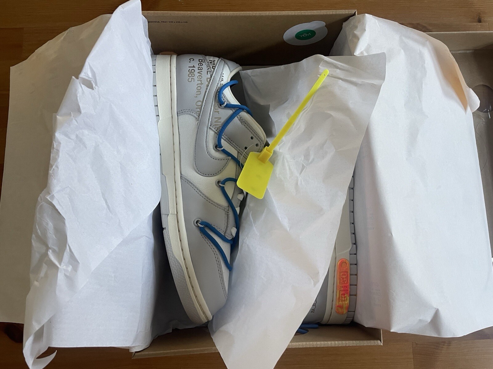 OFF WHITE X NIKE Nike x Off White Dunk lotto 50 numero 10 di 50