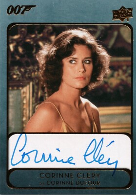 James Bond Villains & Henchman, Corinne Clery (Corinne) Autogrammkarte CC