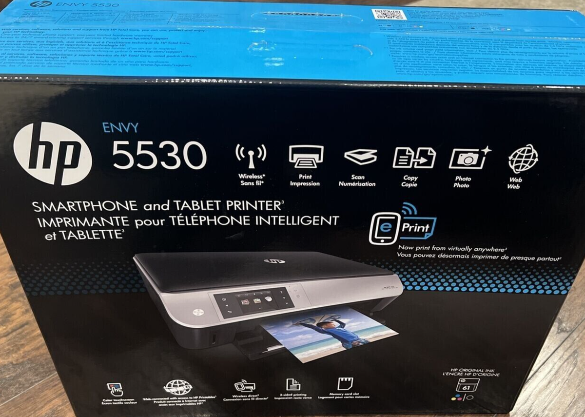 Brand New HP Envy 5530 Wireless All-in-One Photo Inkjet Printer