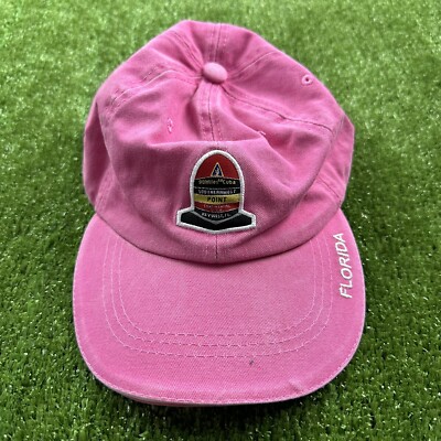 Southernmost Point Key West Florida Adjustable Light Pink Women s Strap Hat Cap