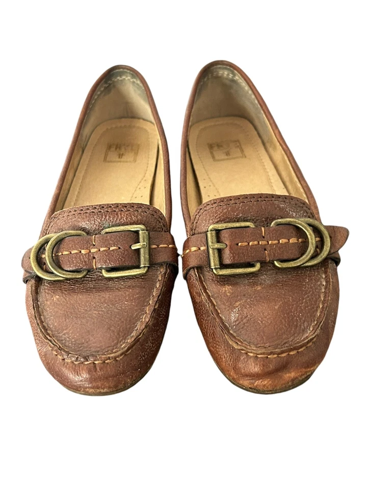 FRYE JANET D RING BRAUN OXFORD GRÖSSE 6,5 HALBSCHUH MOKASSIN SCHUHE - Bild 4 von 4