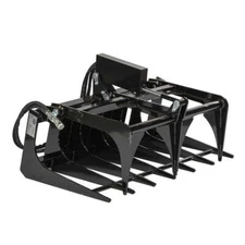 Titan Attachments 42" Mini Skid Steer Root Grapple Bucket, Universal Quick Tach