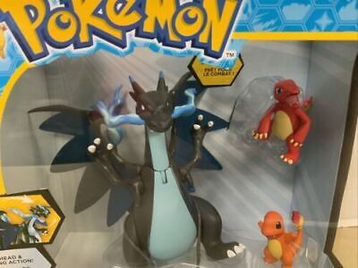 Pokemon Mega Charizard X Exclusive Figure 3-Pack Set Charmander