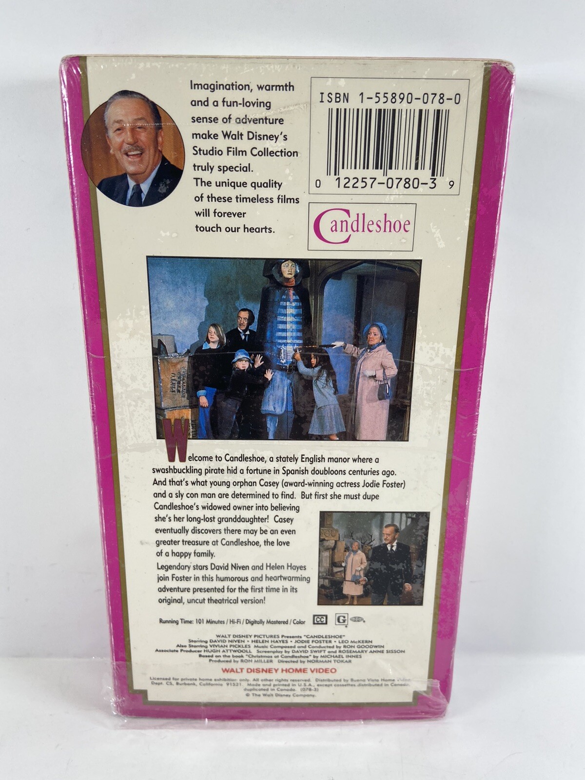 Candleshoe (VHS) Walt Disney's Studio Film Collection Divid Niven Jody