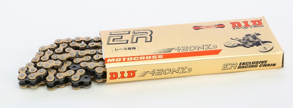 専用 D.I.D. 420x100 Link NZ3 Series Gold/Black Drive Chain Made In