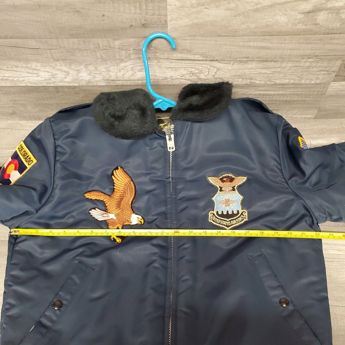 70s Timber King United States Air Force Quilted Jacket
