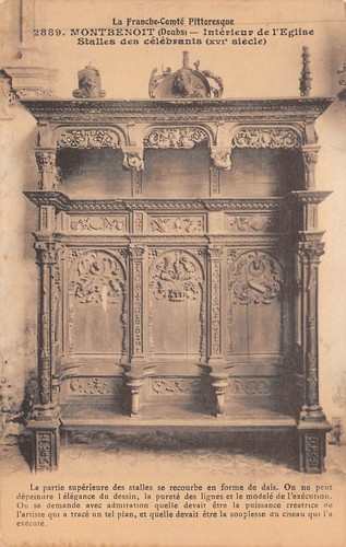 Carte Postale Ancienne AK BOEN - Intérieur De L'Église (430654) - Originale