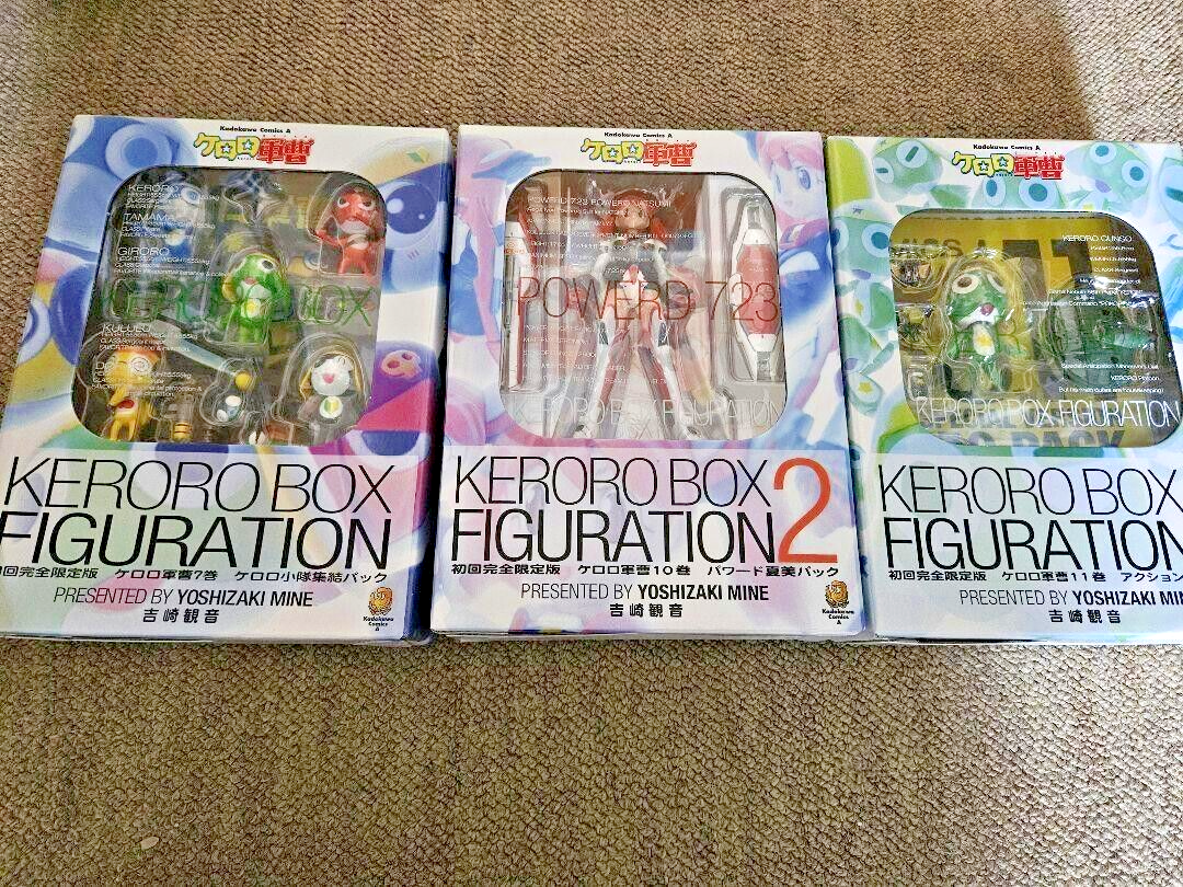 This is a limited edition 3-book set of the Keroro Gunso manga