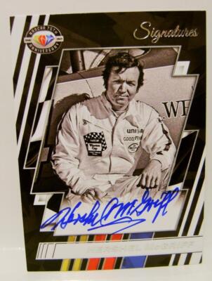 HERSHEL MCGRIFF ON CARD AUTO SIGNATURES 75TH NASCAR PANINI PRIME 2023