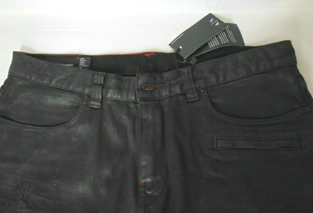 Armani exchange biker jeans online